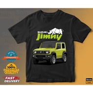 BAJU SUZUKI JIMMY GREEN T-SHIRT ROUNDNECK COTTON LENGAN PENDEK