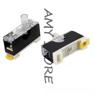 30mm DIN Rail Mount 5.8mm x 30mm Fuse Holder Base AC 250V 10A Amp Plastic