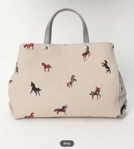 Russet Japan horse print 2 way shopper tote bag Size S (pre order)