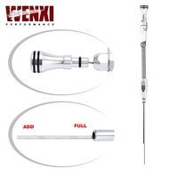 PQY Engine Oil Dipstick Tube 80s later For Chevy SBC 267/305/350/400 4.4/5.7/6.6L Flexible Passenger