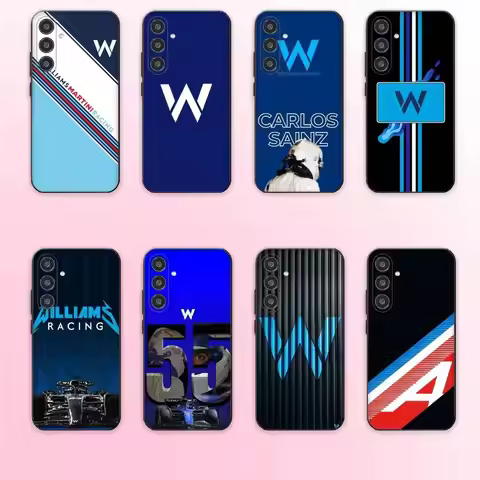 W-Williams-S F1 Racing Phone Case For Samsung Galaxy A73,A72,A71,A70,A53,A52,A51,Others Soft Black C