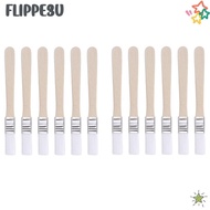 FLIPPE3U 1/12Pcs Paint Brush, Nylon 0.5 inch Painting Tool, Furniture Wood Handle Wall