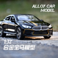 Car Toys 1:32 BMW M8 Alloy Model Door Open with Light and Sound Collection Boy Gift Box Package