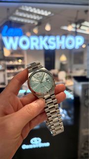 流行Tiffany Blue CITIZEN Tsuyosa 日期放大鏡機械錶 NJ0151-88M
