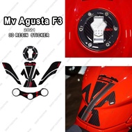 New agusta F3  Sticker Motorcycle Accessories 3D Epoxy Resin Sticker kit For Mv Agusta F3 2021 Non-s