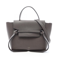 【二手】Celine CELINE手提包 BELT BAG MICRO 腰包 Micro 2WAY 189153 灰色皮革腰包 Micro 女士二手 A