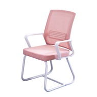 เก้าอี้สำนักงาน เก้าอี้ทำงาน มีขาตั้งเป็นเหล็ก รุ่น CH0127WH-PK