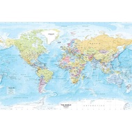 Large World Map Poster x Detailed World Wall Map Wall Map of The World Poster Non Laminated World Ma