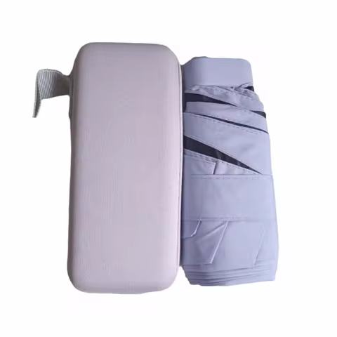 UV Protection Pocket Umbrella Compact Lightweight Mini Folding Umbrella With Case 50% UV Portable Tr