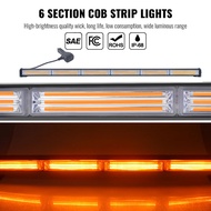 Car Led Truck Emergency Warning Flash Strobe Light Bar Led Cob 12-24v Beacon Led Light Bar