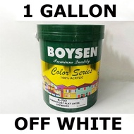 BOYSEN FLAT LATEX OFF WHITE ( 1 GALLON ) B-702 PERMACOAT ========================= OFFWHITE 1 GALLON