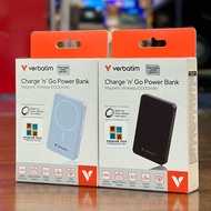 門市全新現貨‼️ Verbatim Charge 'n' Go Power Bank Magnetic Wireless 10000mAh Basic 磁吸無線流動充電池 32227 / 32145 