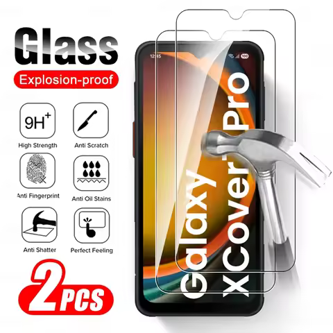 2Pcs 9H Tempered Glass For Samsung Galaxy XCover7 XCover 7 6 Pro XCover7Pro XCover6Pro Screen Protec