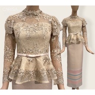 Carisa ชุดไทย ชุดลูกไม้ ชุดแฟชั่น ชุดออกงาน ใส่สบาย