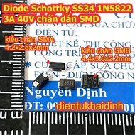 50 Schottky Diode SS34 1N5822 5822 3A 40V SMB / SMA SMD paste kde5116