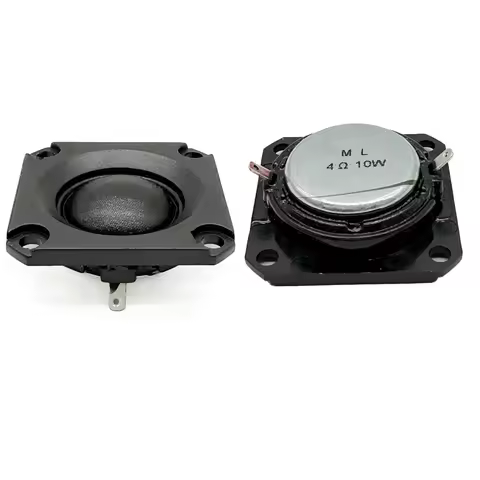 2Pcs/lot 40MM Speaker 4 Ohm/6 Ohm 10W-15W Tweeter Speakers Silk Membrane 20 Cores Music DIY Bluetoot