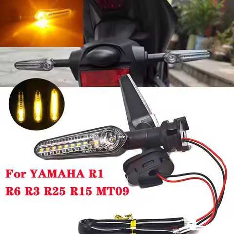Motorcyle LED Turn Signal Flowing Light For YAMAHA MT07 MT09 Tracer 9 900 GT Tenere 700 XSR 155 FZ6 