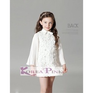 Kids Korean Fashion Girl White Dress B&G801 (2,3yr)