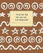My Fa La La La La Notebook: A 7.5 x 9.25 Holiday Catch-All Notebook | 120 Lined Pages | Gingerbread 