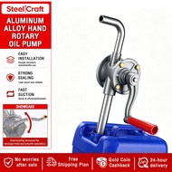 Oil Diesel Fuel Barrel Tank Suction Transfer Tool 44 GALLON ALUMINIUM ALLOY SELF PRIMING ROTARY OIL 