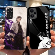 Sosuke Aizen Bleach 02 Glass Phone Case For Xiaomi Redmi Note 14 13 Pro Plus 12 4G 11 10 5G 9 Cover