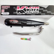 KVIN ท่อผ่า ผ่าเงียบ WAVE125 ปลาวาฬ 2018-2022 LED **ตรงรุ่น** ท่อผ่าเวฟ125ปลาวาฬ ***มี มอก*** ******