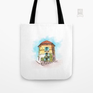 Provancal house Canvas Tote Bag in Arles