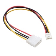 20CM IDE Molex 4pin Male To 4Pin 2.54MM Female to IDE 4pin Power Supply Cable Floppy Drive Adapter P