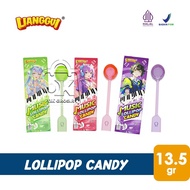 LIANGGUI Music Lollipop Candy Viral Music Candy Lollipop Candy Apple Strawberry/ Grape/ (13.5gr)
