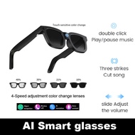 Newest E03C Electrochromic Smart Glasses 8MP Camera Touch Photochromic Lenses Sunglasses Video Recor