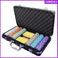 [Wenodxa] Chip Carry Case Chip Set Box Anti Collision with Lock with Handle Organizer Holder for Hou