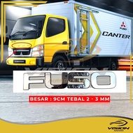 Large CANTER FUSO Chrome Emblem | OEM Product