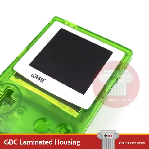 GBC Shell kits Laminated Housing Case for Gameboy Color Backlight IPS LCD Screen Gamenaissance