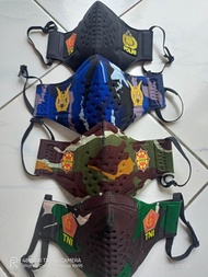 Masker CAMOO tactical 3D TNI/POLRI
