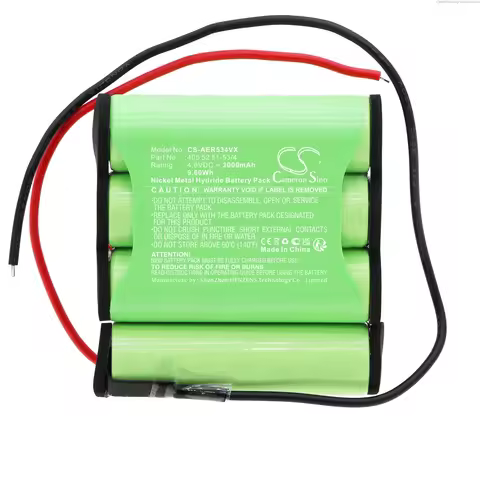 Cameron Sino 4.8V 2000mAh Vacuum Cleancer Battery 405 52 51-53/4 for AEG Rapido, ErgoRapido +Tool
