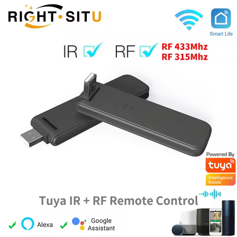 Tuya Smart RF IR Remote Control WiFi USB Power Smart Home for Air Conditioner TV LG TV Support Alexa