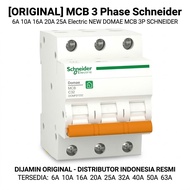 [ORIGINAL] MCB 3 Phase Schneider 10A 16A 20A 25A Electric/ NEW DOMAE MCB 3P SCHNEIDER MCB 3P