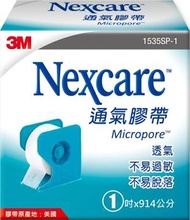 Nexcare 白色通氣膠帶 1吋 x 914cm(平行進口)