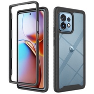 hot Hybrid Rugged Armor Shockproof Case For Motorola Moto Edge Plus 2023 X40 40 Pro TPU Bumper Hard