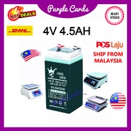 Rechargeable Battery 4V 4.5AH / 4V 4.5AH Sealed Lead Acid Rechargeable Battery / Battery Digital Sca