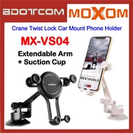 Moxom MX-VS04 Crane Twist Lock Adjustment Extendable Arm Suction Cup Car Mount Phone Holder
