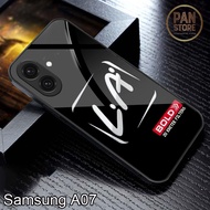 HP Softcase Glass Samsung A07 - Phone Case - Softcase Samsung A07 Luxurious Elegant full cover