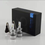 C6 LED Headlamp 6000k BLACK BOX C6 LED 12-24V COB 36W 3800LM H4/H11