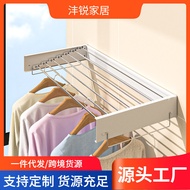 Hidden Drying Rack Bathroom Towel Rack Multifunctional Folding Hanger Bathroom Pendant Drying