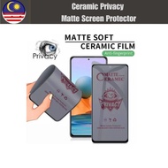 Iphone 16 16Plus 16Pro 16Pro Max Ceramic Matte Privacy Full Screen Protector