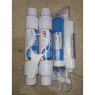 RO Dispenser Filter Set - Sediment, Carbon BIG, RO Membrane, Carbon T33
