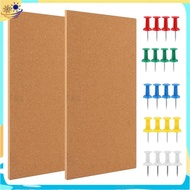 Cork Board Bulletin Board, Small Rectangular Pin Board for Wall, Self-Adhesive Cork Board for Office