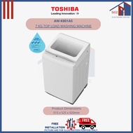 AW-K801AS - TOSHIBA 7 KG TOP LOAD WASHING MACHINE ( WHITE )
