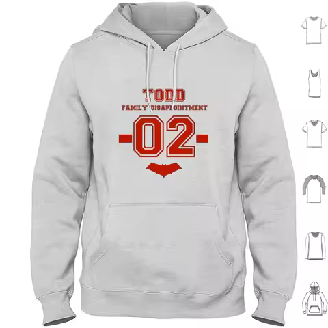 Todd-Family Disappointment Hoodie 6xl Cotton Big Size Jason Todd Red Hood