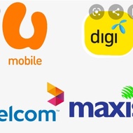 Top Up , Maxis , Umobile , Digi
